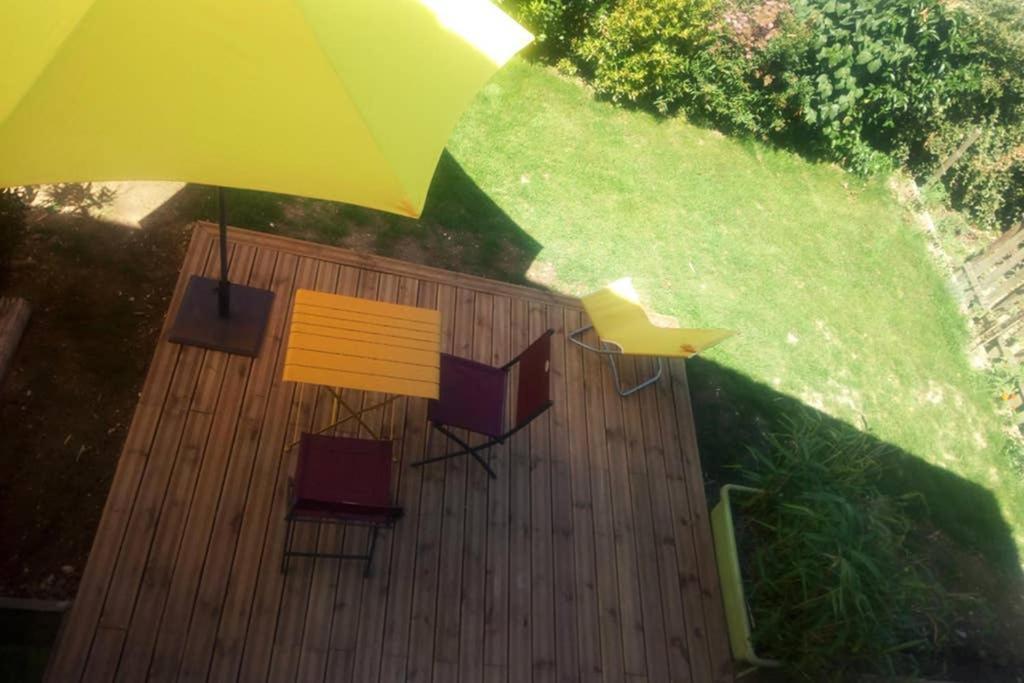 Studio avec jardin au pied du Revard dans villa Aix-les-Bains Extérieur photo